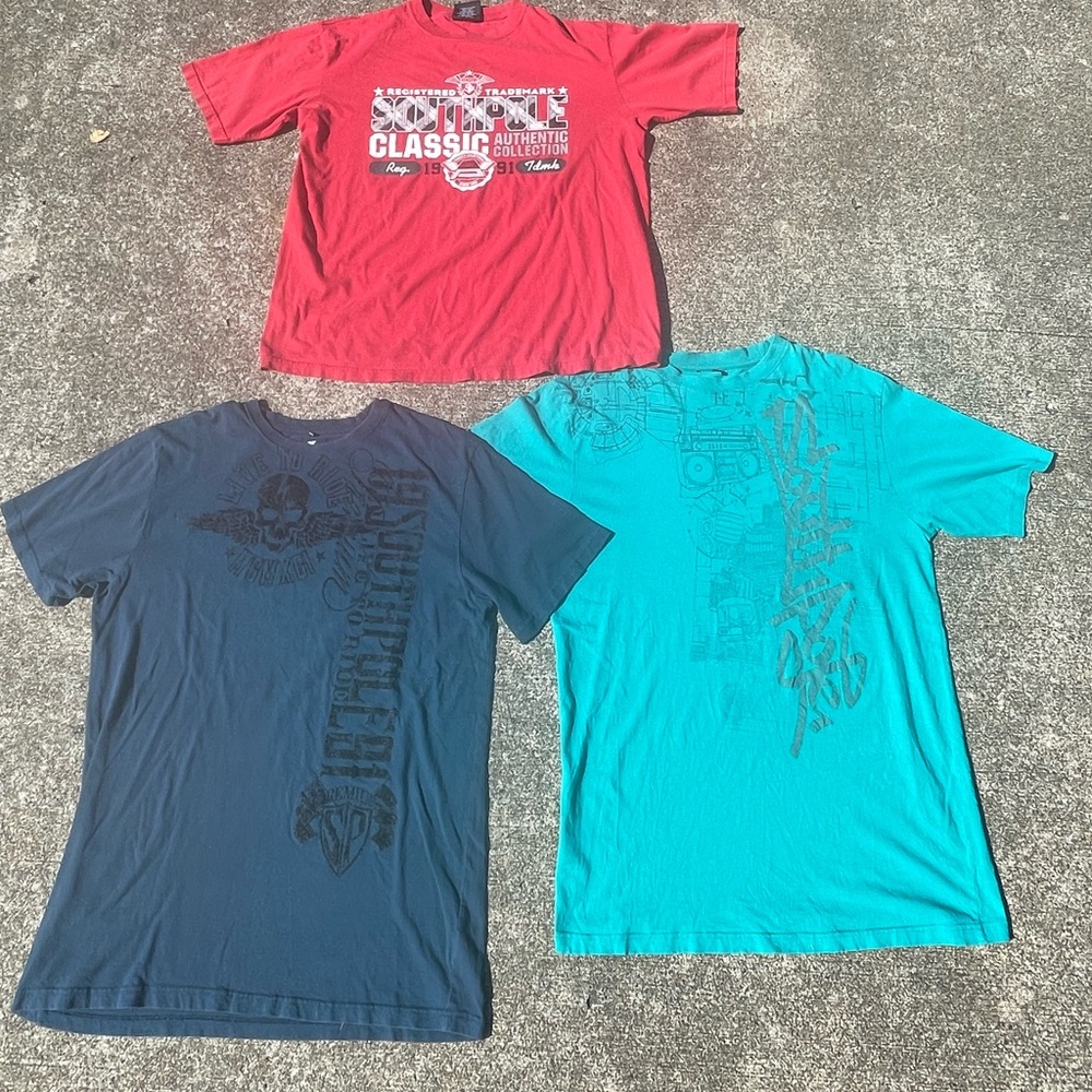 Lot of 3 xxl southpole y2k tees